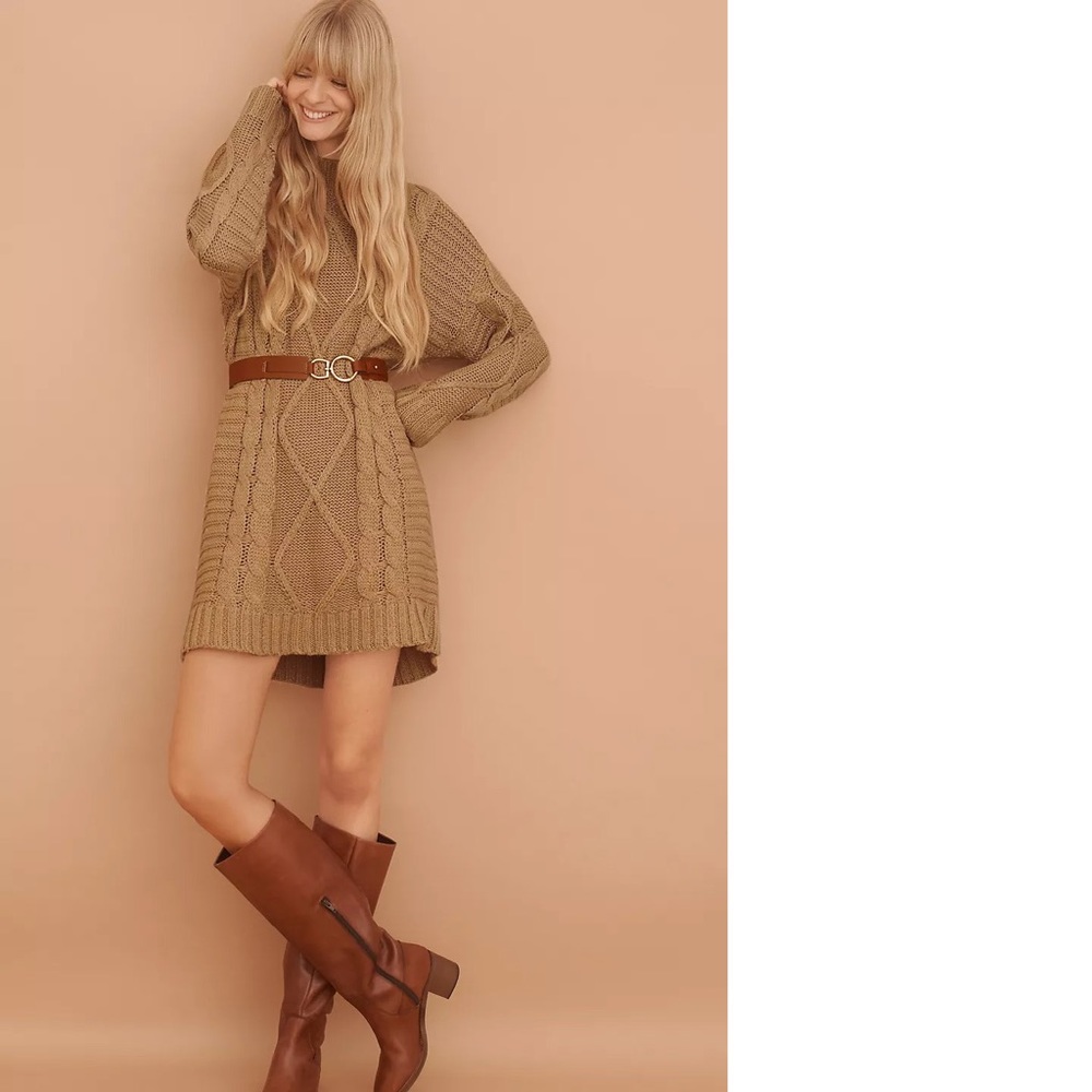 Amadi from Anthropologie Cable-Knit Sweater Dress - Picture 8 of 9
